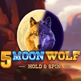5 Moon Wolf casino game by Apparat Gaming – featured logo at LuckyVibe Casino