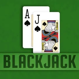 Blackjack (Relax Gaming) slot logo by Relax Gaming at LuckyVibe Casino