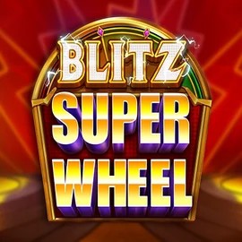 Blitz Super Wheel slot logo by Pragmatic Play at LuckyVibe Casino