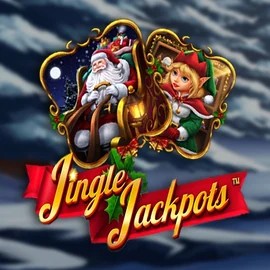 Jingle Jackpots logo by Dragon Gaming at LuckyVibe Casino