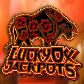 Official Jackpots logo: Lucky Ox Jackpots by Rival at LuckyVibe Casino