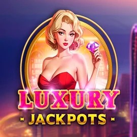 Luxury Jackpots logo by Triple Cherry at LuckyVibe Casino