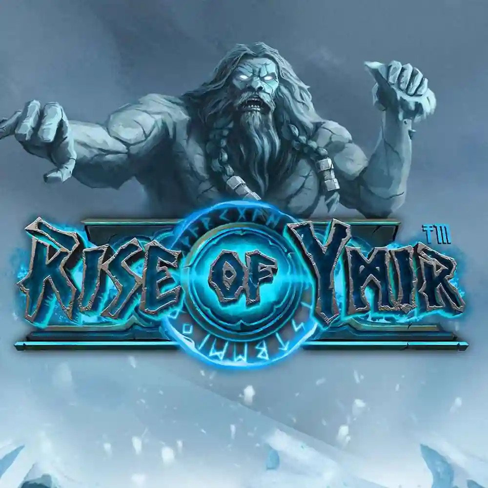 Rise of Ymir slot icon by Hacksaw Gaming, available at LuckyVibe Casino