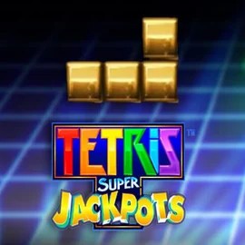 Jackpots logo of Tetris Super Jackpots from WMS at LuckyVibe Casino