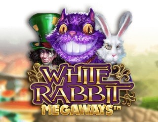 White Rabbit slot logo by Big Time Gaming at LuckyVibe Casino